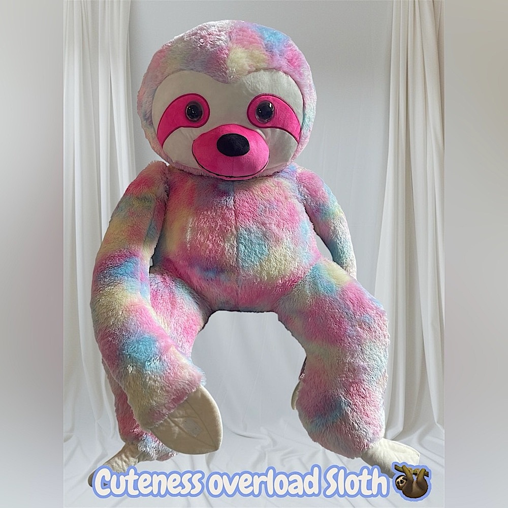 SOLD📦-  Colorful Plush Sloth Toy